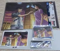 名探偵コナン 工藤新一 毛利蘭 セガくじ クリアファイル キーホルダー