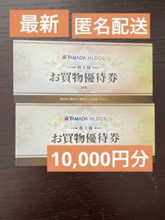 最新　ヤマダ電機 株主優待 10,000円分