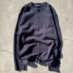 OLD UNIQLO NAVY L/S SHIRT Y2K