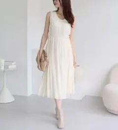 (新品)ROYAL PARTY ノースリーブワンピース