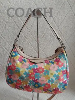 ✨希少デザイン✨COACHコーチ花柄2way ショルダーバッグ30661