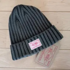 BIG MIKE ビッグマイク　ピグメントコットン ニットキャップ　オリーブ