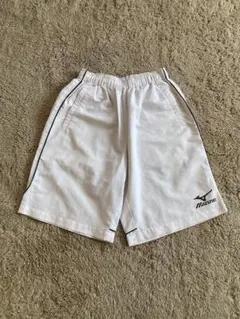 ミズノ　ハーフパンツ　ホワイト　メンズ　O　短パン　バレーボール　球技　スポーツ