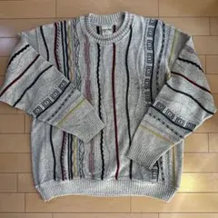 3Dニット　ヨーロッパ古着　COOGI風