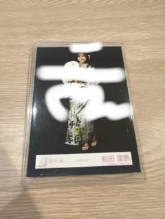 櫻坂46 松田里奈 ユニエア 直筆サイン入りチェキ Tシャツ 〜8/31まで