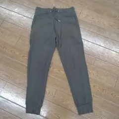 ザラ　ZARA ESSENTIALS スウェットパンツ M オリーブグリーン