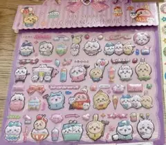 ちいかわ ぷくぷくシール シール うさぎ ハチワレ ぷっくり