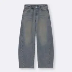 GU バレルレッグジーンズ(丈標準71.0～75.0cm) S