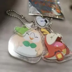 【ポケモン】 ホゲータ モクロー コメダ珈琲 アクリルキーホルダー 2個セット
