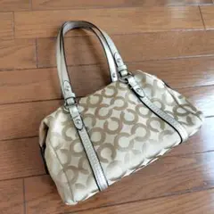 【美品】COACH　ジュリアオプアート スモールサッチェル　バッグ　廃盤　人気