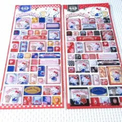 サンリオ ハローキティ タイルシール ブロックシール 2枚セット