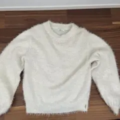 earthmusic&ecology シャギーニット　フリーサイズ