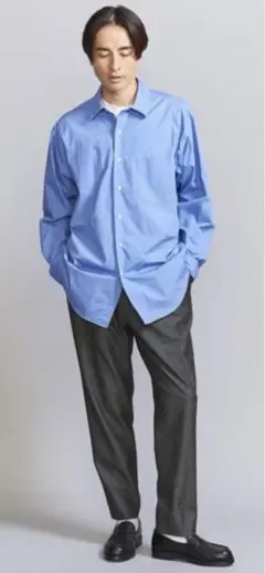 j.c様限定　シャドウ TR 1プリーツ テーパード パンツ ストレッチ