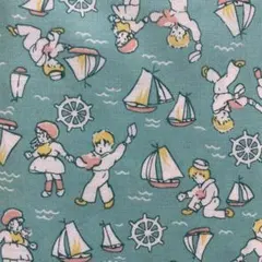 レア USAコットン Chanteclaire 30's復刻 可愛い子ども柄