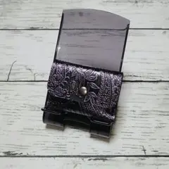 ミニコインケース・マルチケース　ハンドメイド　レザークラフト　No.1481