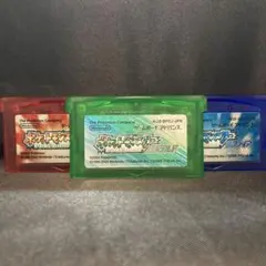 Pokemon Emerald Ruby Sapphire GBA JP 箱なし