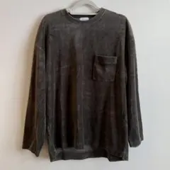 【BEAUTY&YOUTH UNITED ARROWS】胸ポケットベロアトップス