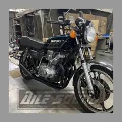 Z1000J/R エラハリ ショート管 マフラー ブラック、無地 【新品