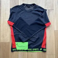 【Sサイズ】Nike サーマNSP フリースロンT グレー　トレーニング