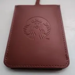 スターバックス レザーパスケース