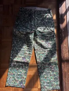 OBEY 花柄 ワークパンツ グリーン系