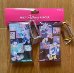 【新品未使用】ディズニーリゾート　お土産　ミニー　デイジー　カラビナ　ケース付き