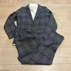 グレー系チェック スーツ・ブレザー 140cm