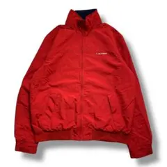 F980【即購入OK】TOMMY HILFIGERナイロンジャケット　M　レッド