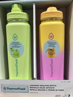 ThermoFlask ステンレス真空断熱ボトル 2本セット 0.71Lのサムネイル
