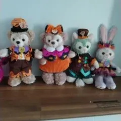 ダッフィー　シェリーメイ　ジェラトーニ　ステラルー　ハロウィン　2017 ぬいば