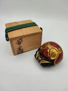 白井半七 獅子香合 香合 茶道具 共箱 - メルカリ