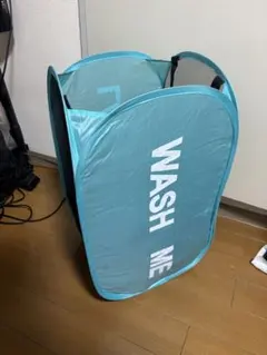 未使用　洗濯バスケット 2個セット（青・灰）