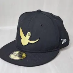 ニューエラ×マークゴンザレス コラボキャップ 59FIFTY エンジェル 黒 金