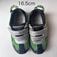 IFME 山手線 スニーカー 16.5cm 緑/黒/銀