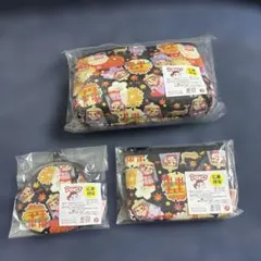 広島限定ペコちゃん　大ポーチ&小ポーチ&コインケースセットのサムネイル