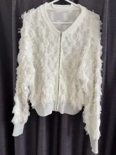 ノーリーズファー風ジップアップジャケット