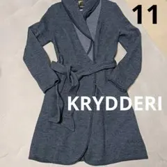 KRYDDERI ダークグレー ロングカーディガン