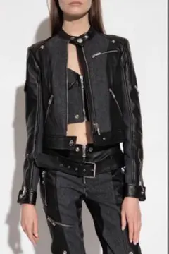 2025年最新】VERSACE レディース レザージャケット・ライダースの人気