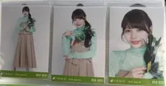 乃木坂46 生写真 宮城ver 七夕コーデ 3種 コンプ 岡本姫奈のサムネイル