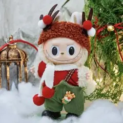 【新品】 ラブブ　靴付き　5点セット　クリスマス　トナカイ　着せ替え ラブブ服