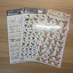 サンリオ　4size sticker 3枚セット