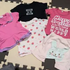女の子 トップス 5点 묶음 판매 80cm