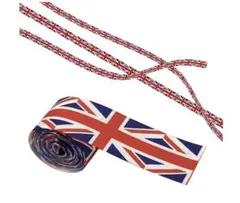 新品未使用　イギリス国旗柄　グログランテープ　リボンテープ　8.8m
