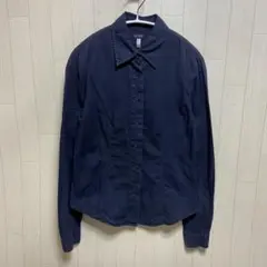 AJ Armani Jeans 長袖シャツ ネイビー