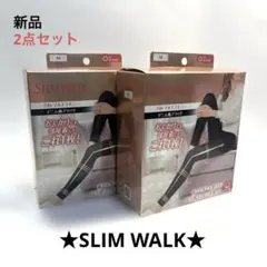 新品　スリムウォーク 24h マルチスキニー デニム風　ブラック　Mサイズ部屋着