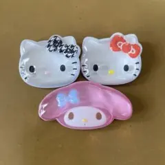 ぷっくりったい　バッジ　キティ　マイメロ