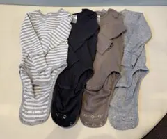 H&Mオーガニックコットンロンパース4点set