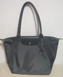 大人気 LONGCHAMP ル プリアージュ トート Lサイズ ダークグレ