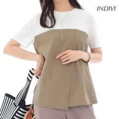 INDIVI インディヴィ ビスチェレイヤード風トップスのサムネイル