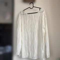 GRL 波状テクスチャー 長袖トップス Fサイズ